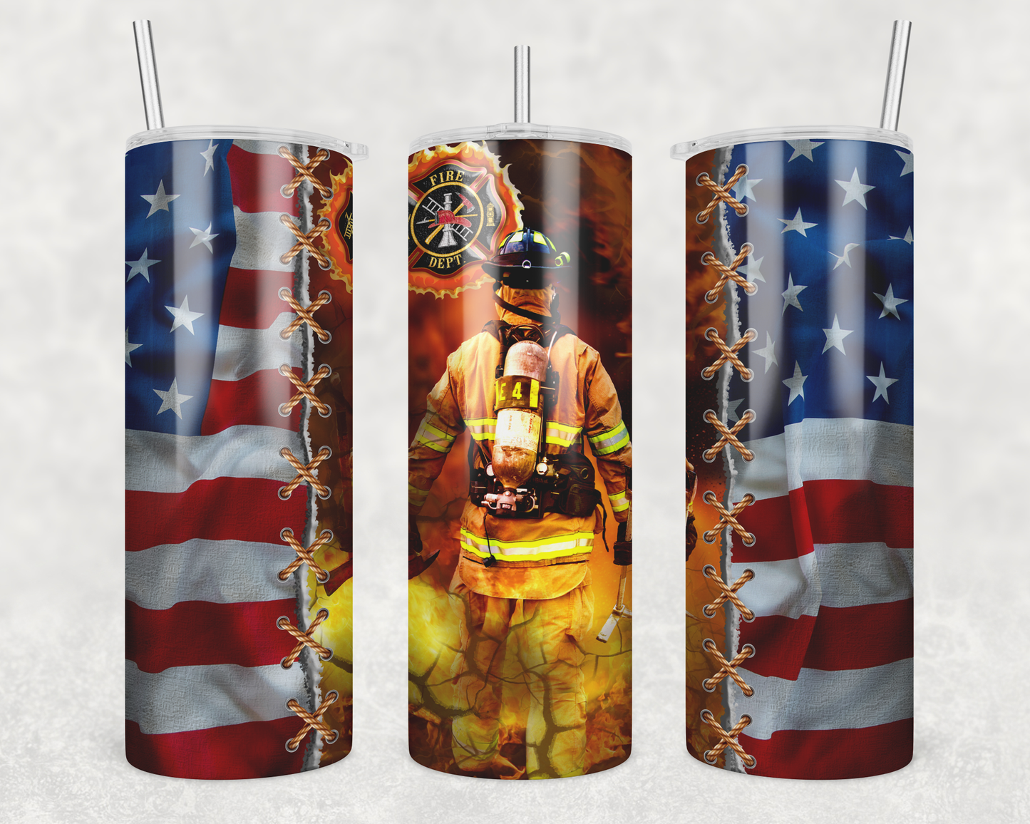 Fire Fighter Tumbler