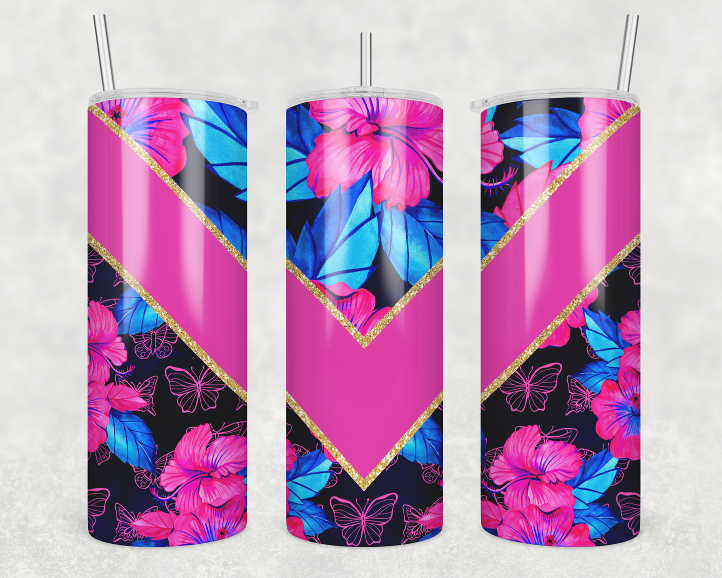 Vibrant V Split Tumbler