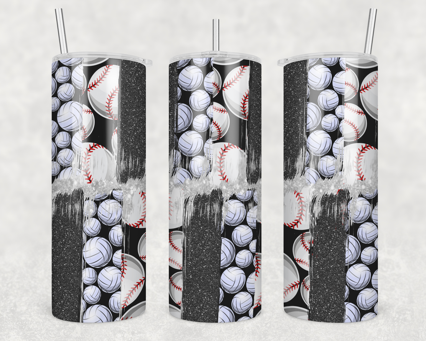 Baseball Volleyball Tumbler