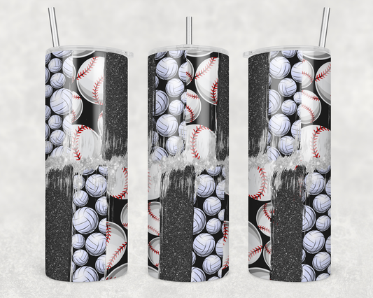 Baseball Volleyball Tumbler