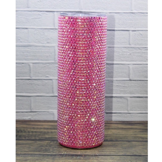 Pink Rhinestone Tumbler