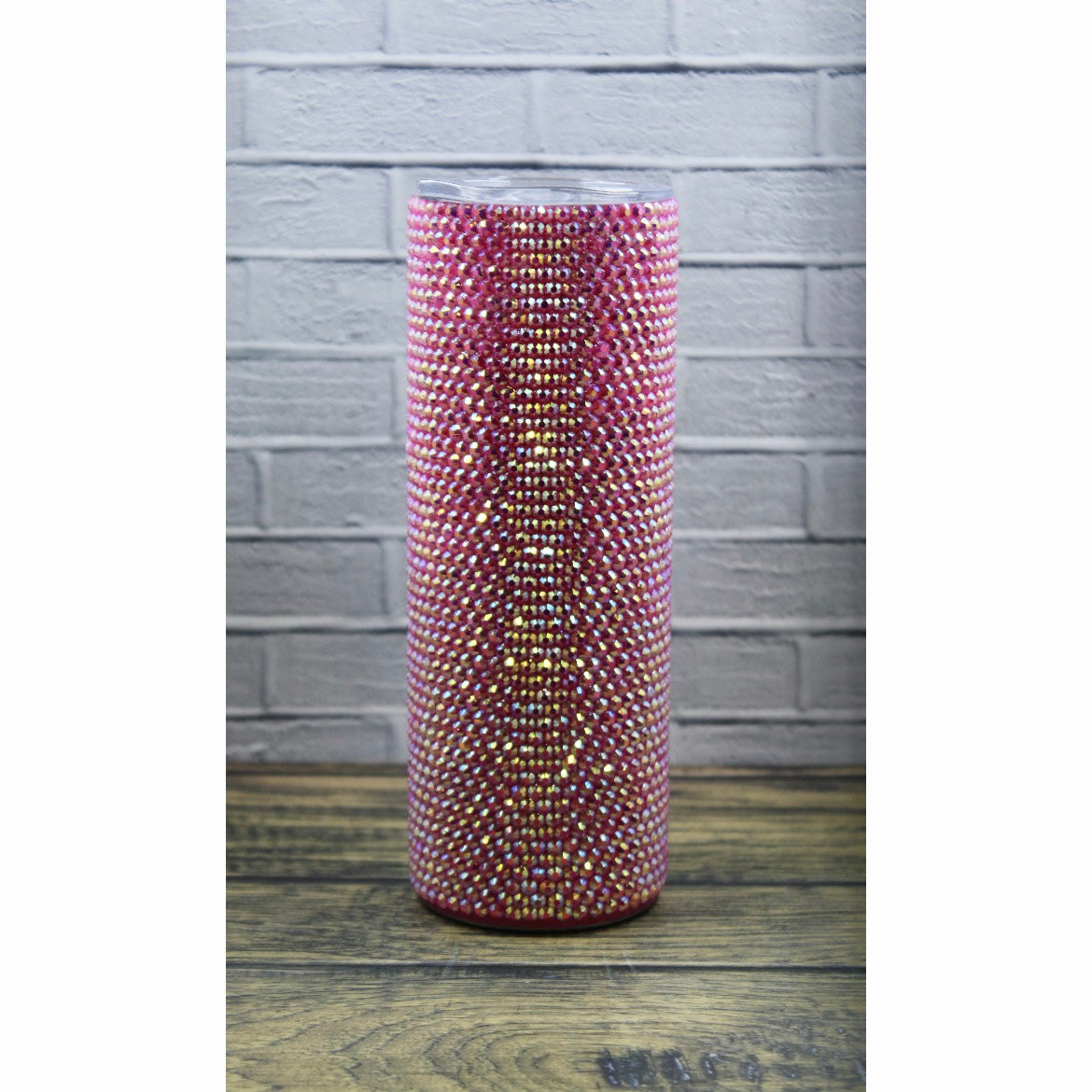 Pink Rhinestone Tumbler