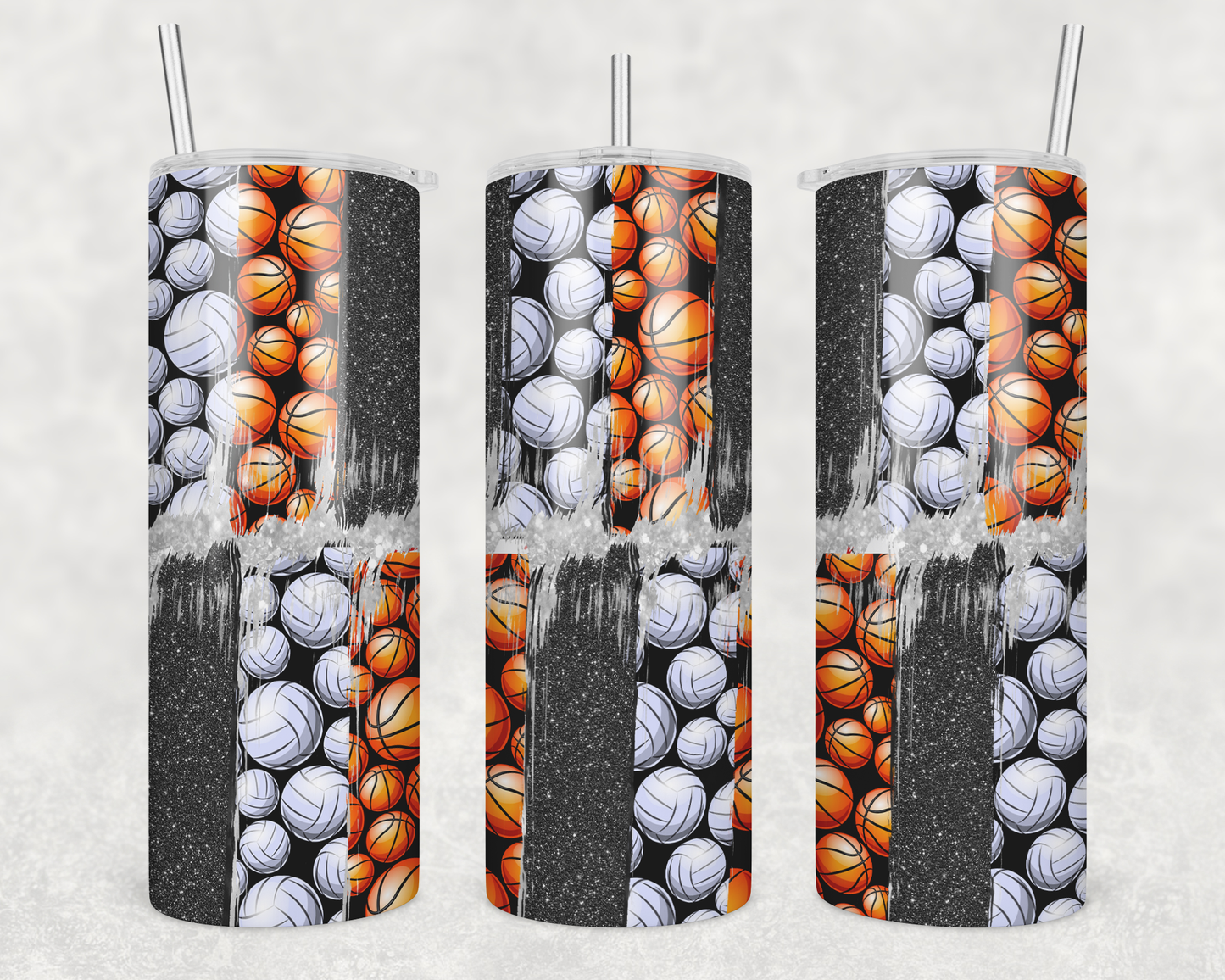 Volley Ball & Basket Ball Tumbler