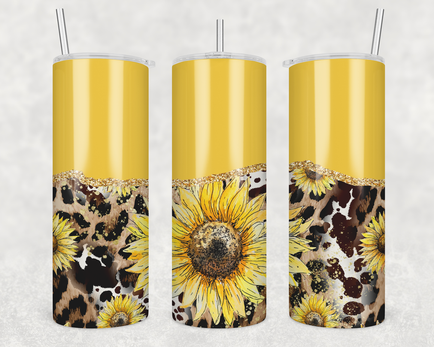 Yellow Western Sunflowers Tumbler