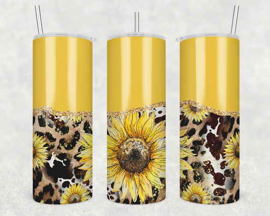 Yellow Western Sunflowers Tumbler
