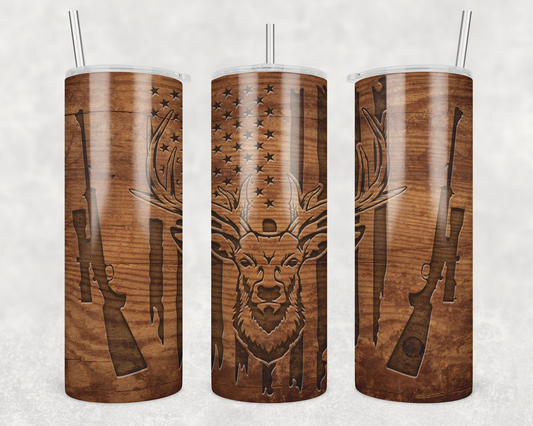 Woodgrain Hunting Tumbler