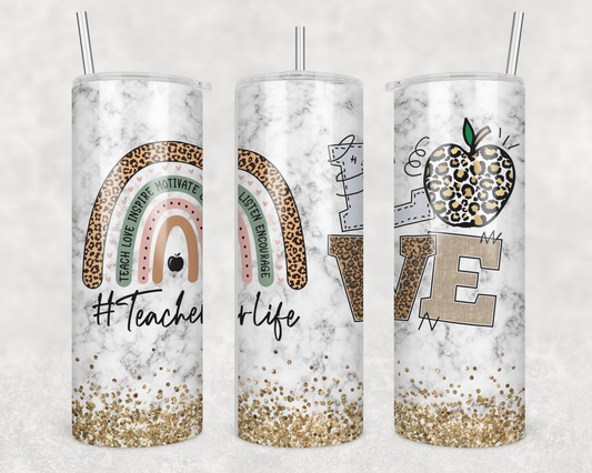 Teacher Life Tumbler
