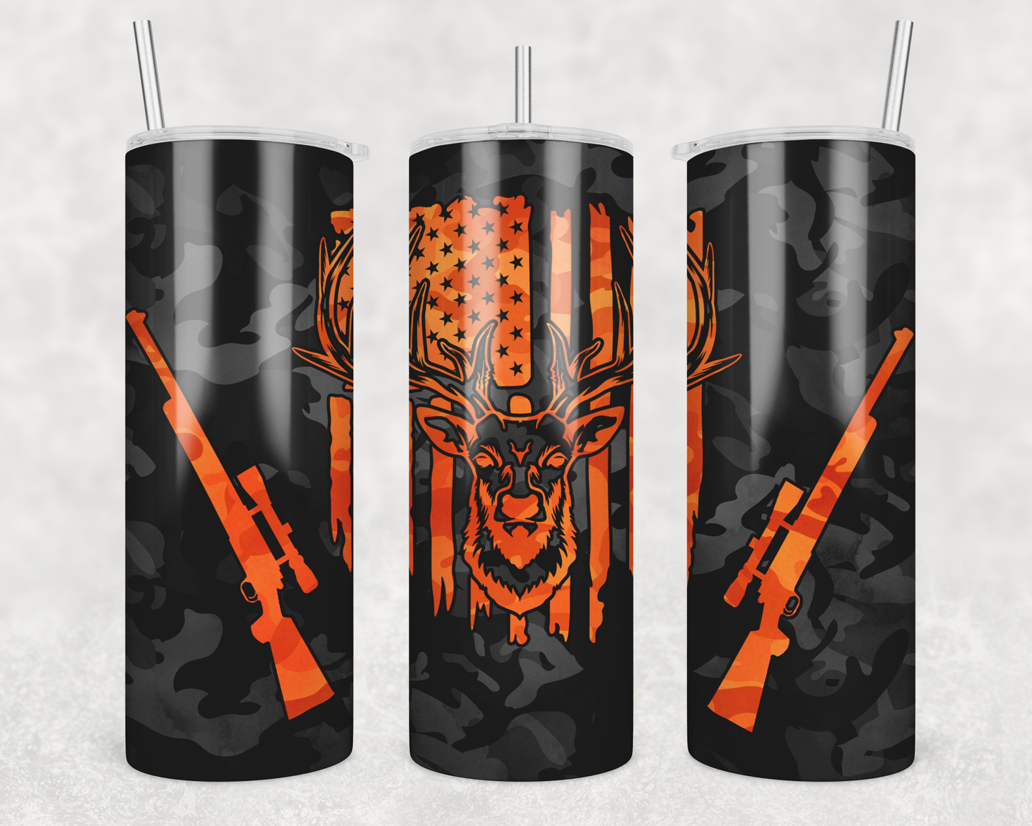 Orange Hunting Tumbler