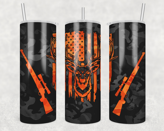 Orange Hunting Tumbler
