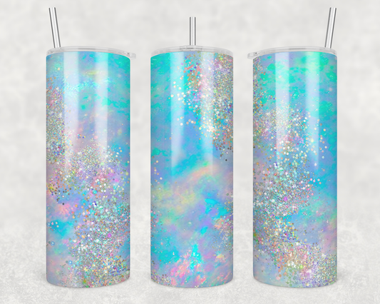 Blue Water Colors Tumbler
