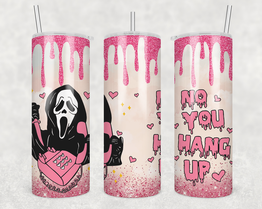 Scream Glitter Drip Tumbler