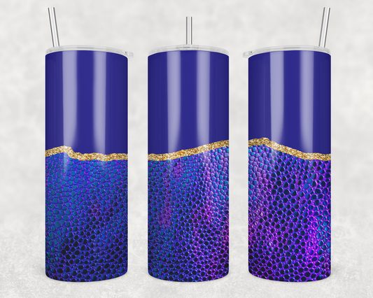 Blue Scales Tumbler