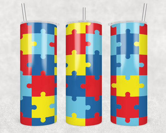 Puzzle Piece Tumbler