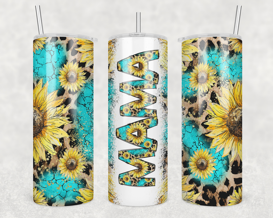 Sunflower Mama Tumbler