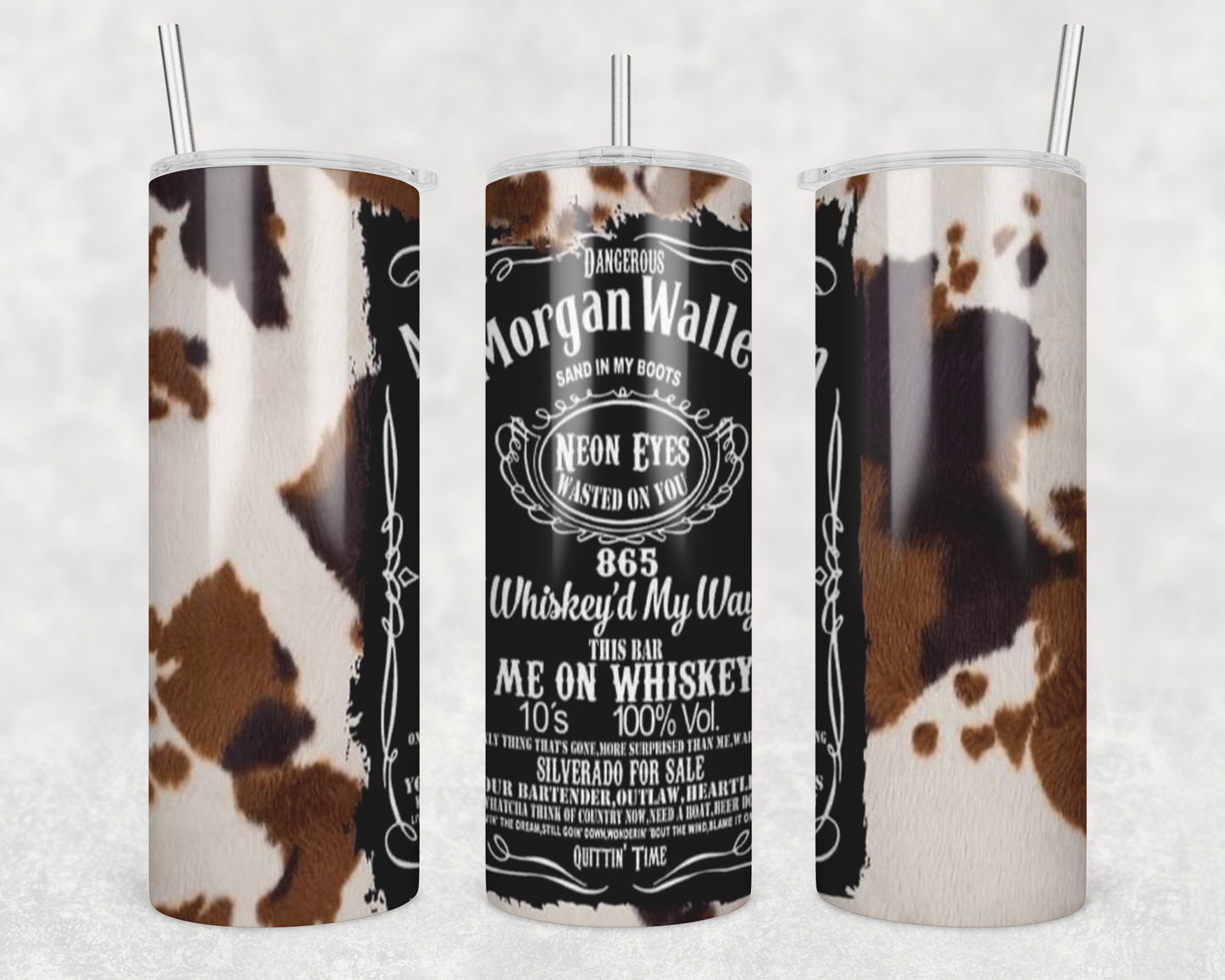 Cow Hide MW Tumbler