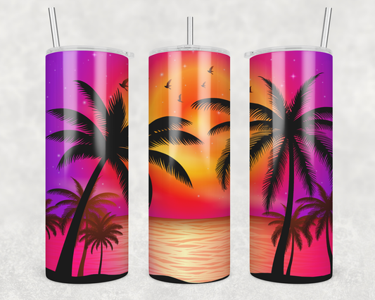 Pink Sunset Tumbler