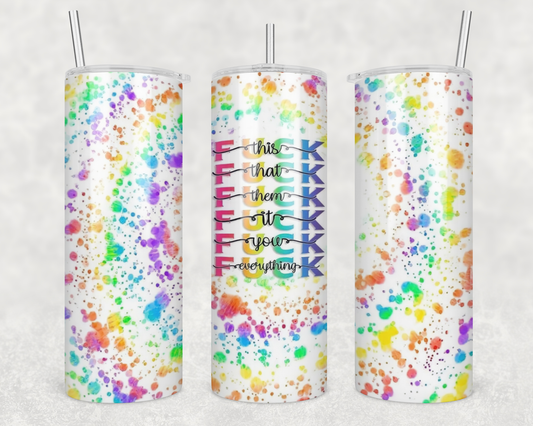 Tie Dye Tumbler
