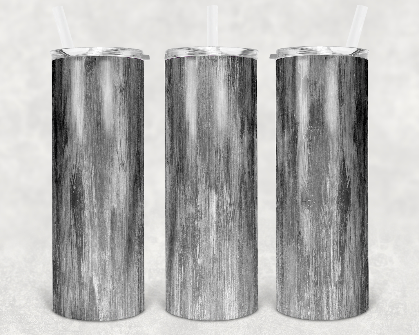 Gray Woodgrain Tumbler