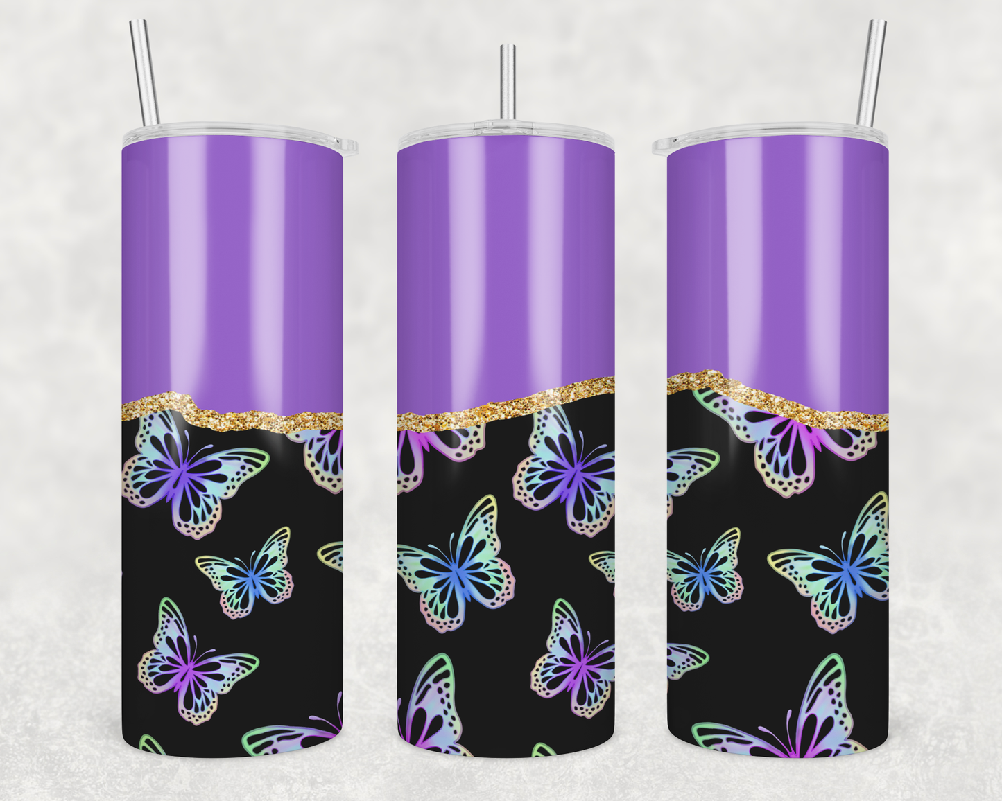 Split Butterflies Tumbler
