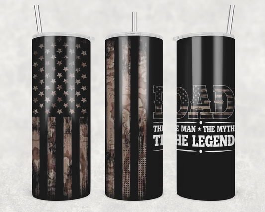 Dad The Man The Myth Tumbler
