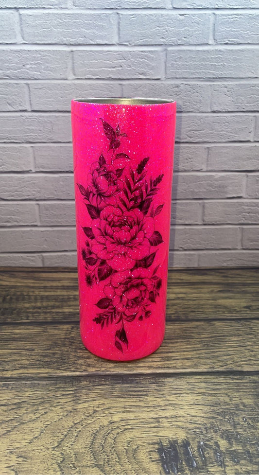 Pink Rose Tumbler