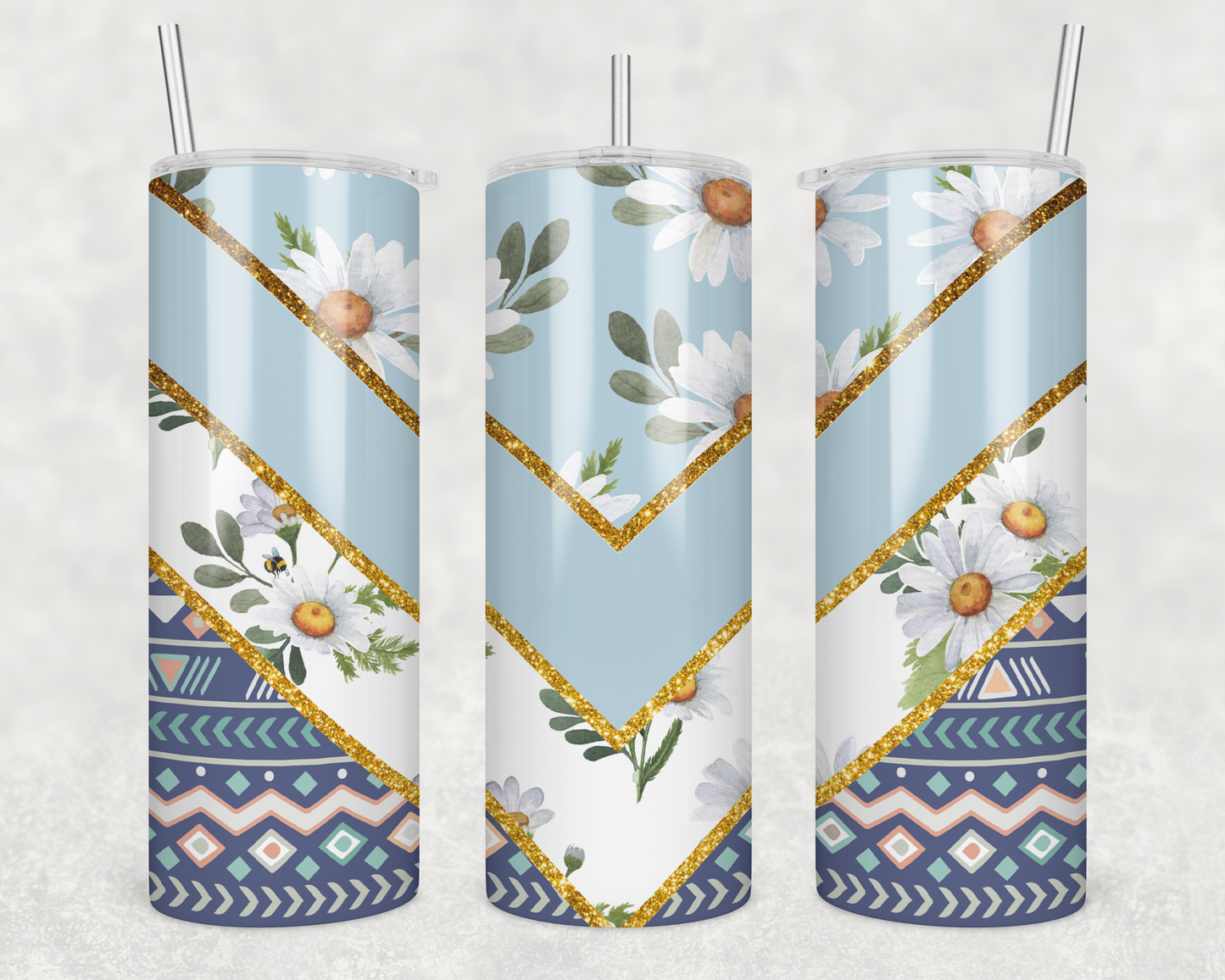 Daisys & Aztec Tumbler