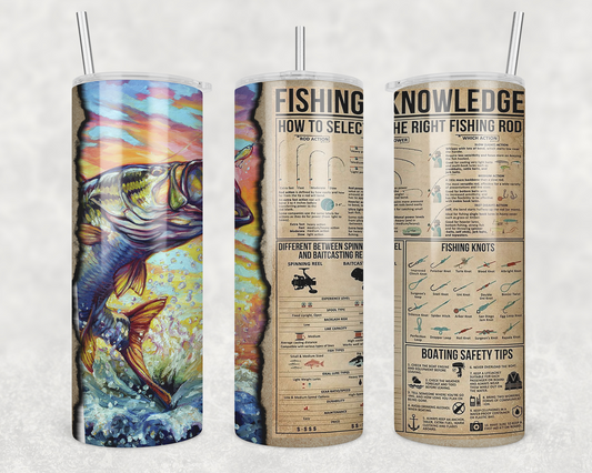 Fishing Knowledge Tumbler