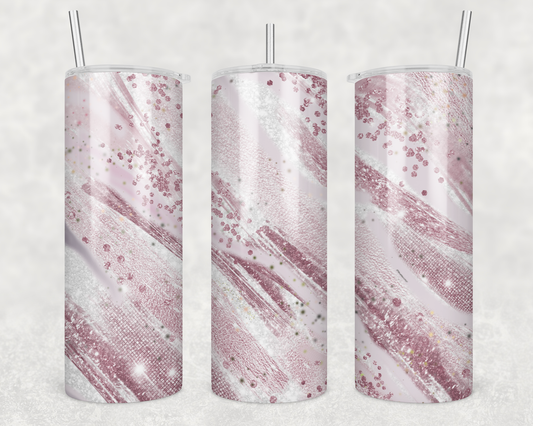 Rose Gold Marble Tumbler
