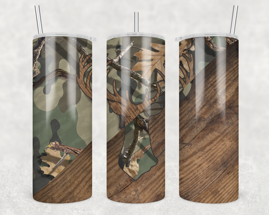 Camouflage & Woodgrain Tumbler