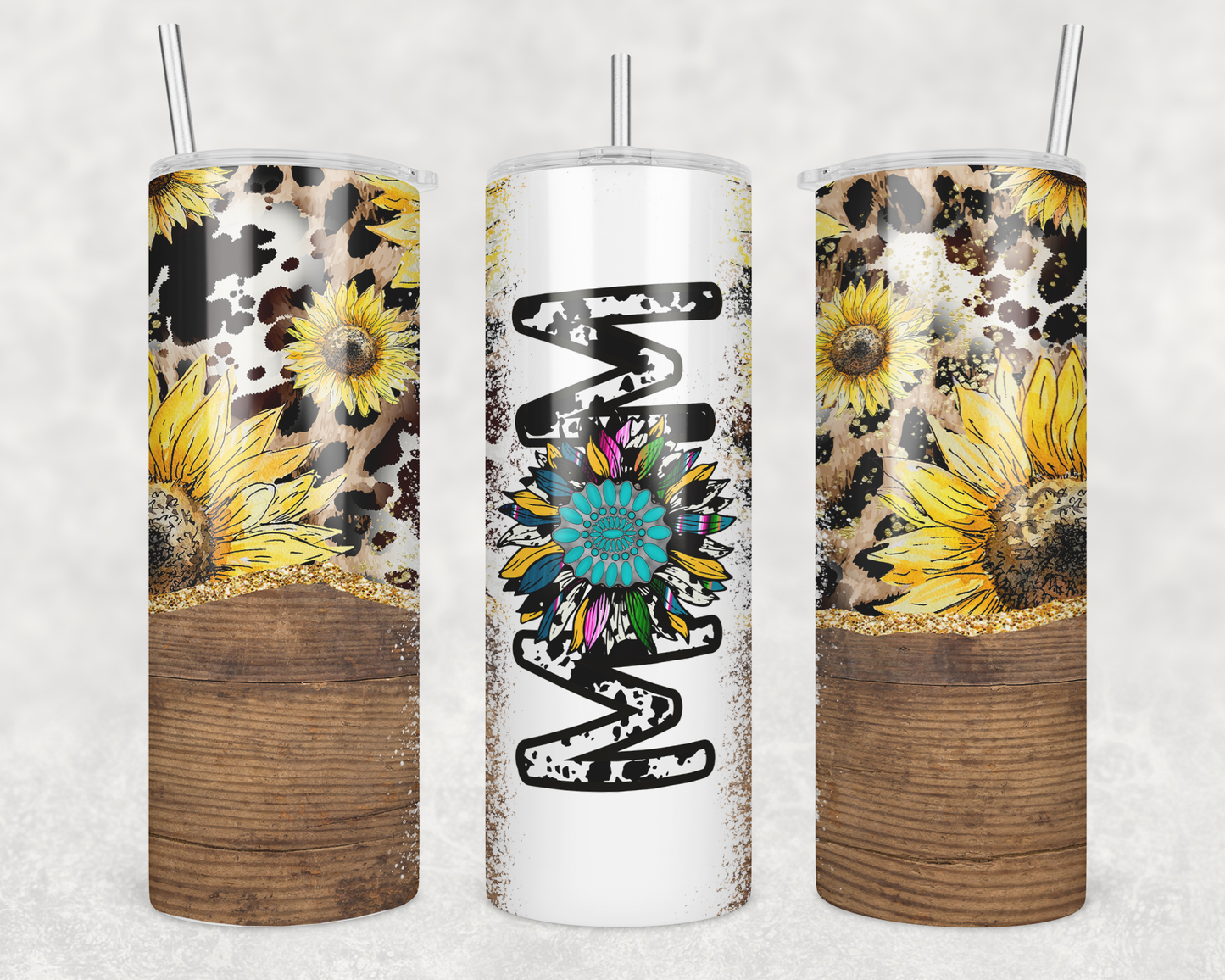 Sunflower Mom Tumbler