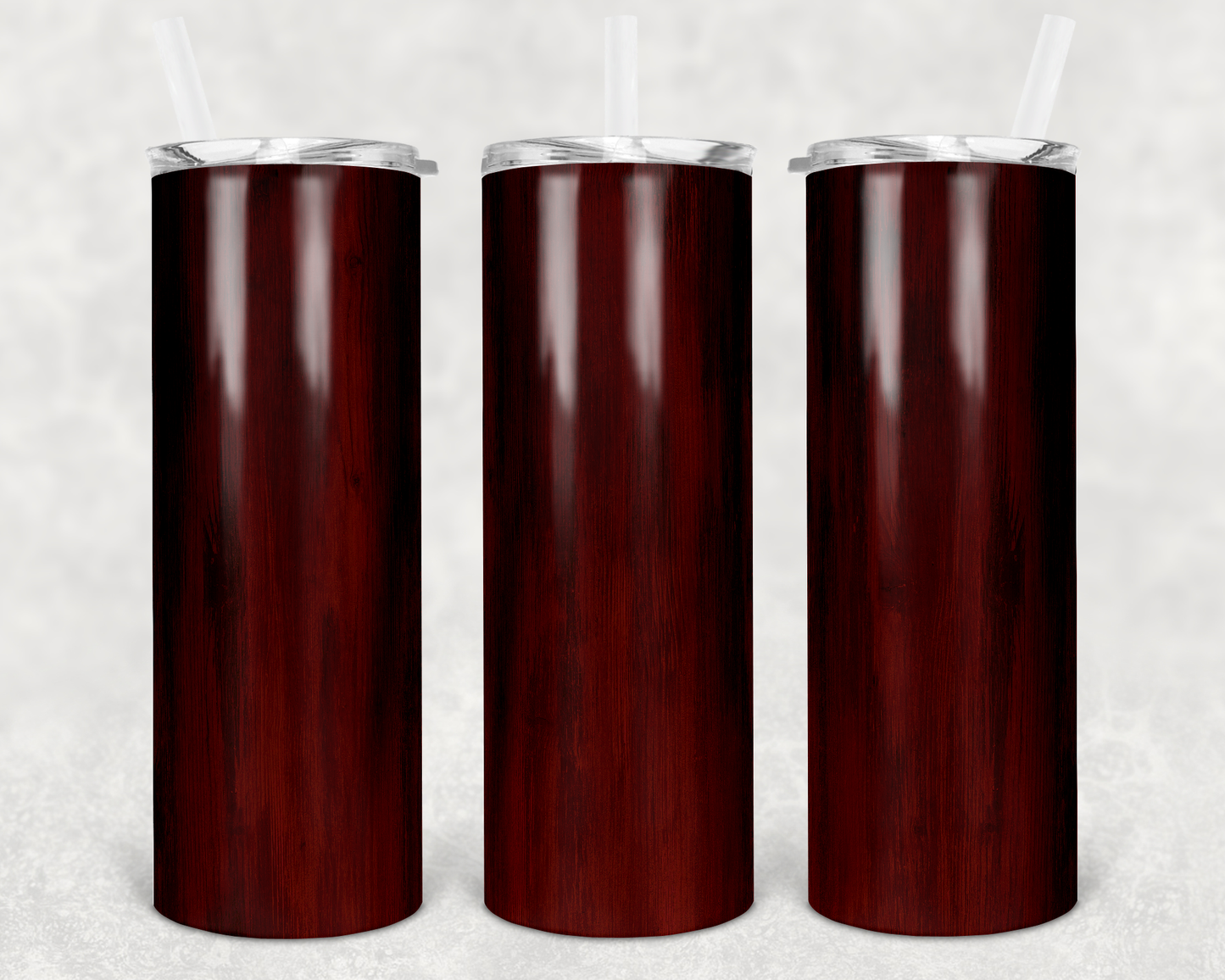 Red Woodgrain Tumbler