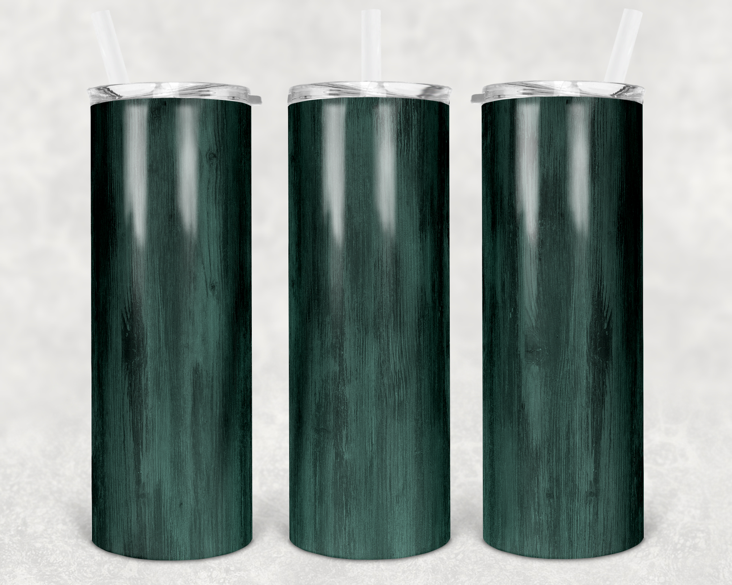 Teal Woodgrain Tumbler