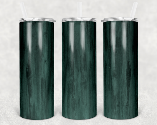 Teal Woodgrain Tumbler