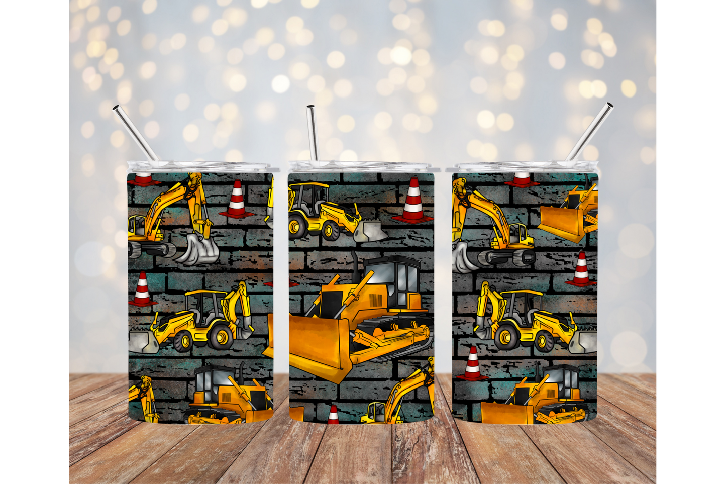 Bulldozer Tumbler