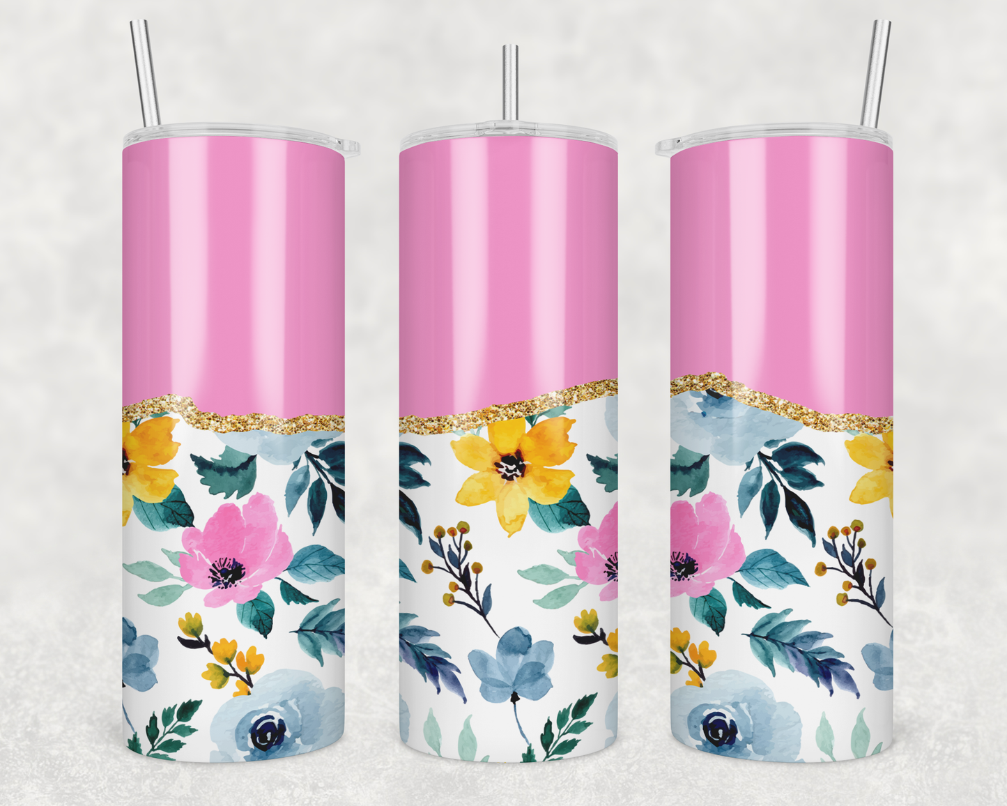 Floral Tumbler