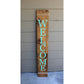 Welcome Sign With Burlap