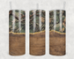Camouflage Wood Grain Tumbler