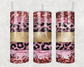 Pink & Gold Cheetah Print  Tumbler