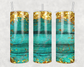 Teal Wood Tumbler